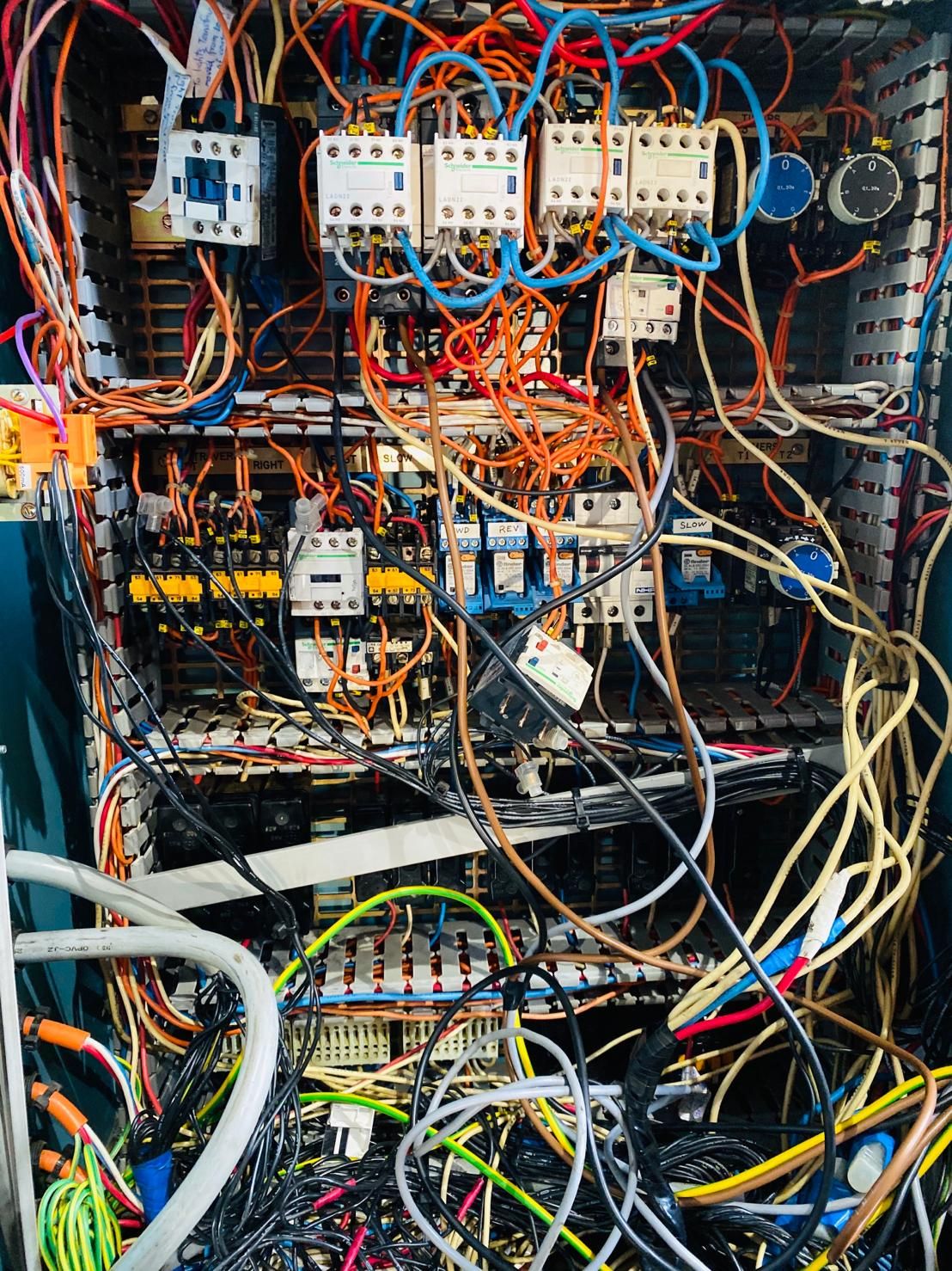 Electrical control panel wiring
