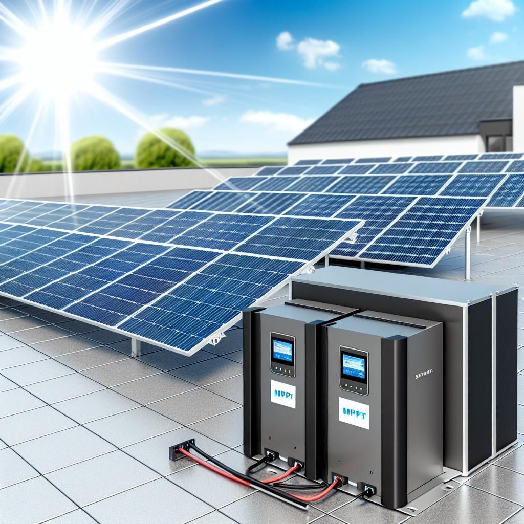 Solar panel and battery installation